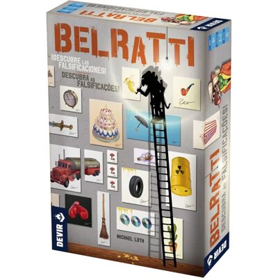 Devir Belratti - Bordspel - Coöperatief Kaartspel - Museum Vervalsing - 3-7 Spelers - 30 Min Devir Belratti - Bordspel - Coöperatief Kaartspel - Museum Vervalsing - 3-7 Spelers - 30 Min