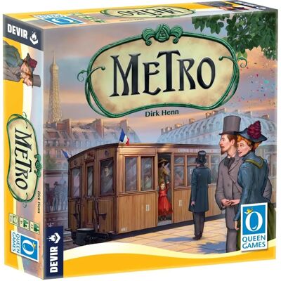 Devir Iberia Metro Gioco da Tavolo - Gioco di Piazzamento Tessere - 2-6 Giocatori Devir Iberia Metro Gioco da Tavolo - Gioco di Piazzamento Tessere - 2-6 Giocatori