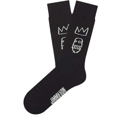Jimmy Lion Sugar Ray Robins Schwarze Socken - Socken Jimmy Lion Sugar Ray Robins Schwarze Socken - Socken