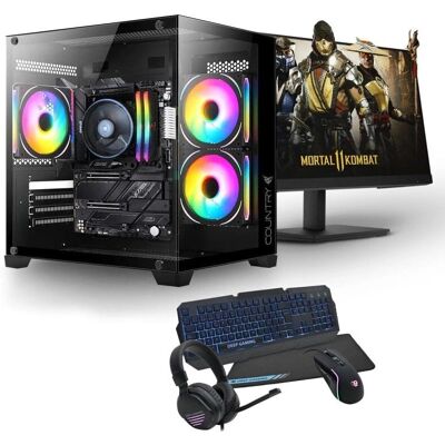 PC Gaming Ryzen 7 8700G 32GB DDR5 1TB NVMe - Monitor 24" - Windows 11 Pro PC Gaming Ryzen 7 8700G 32GB DDR5 1TB NVMe - Monitor 24" - Windows 11 Pro