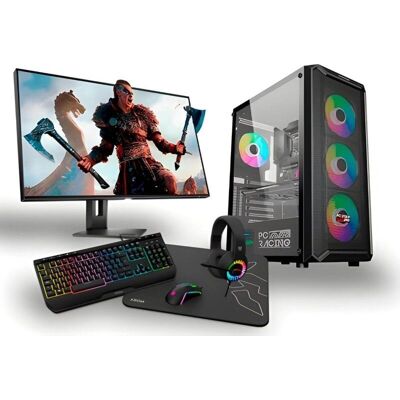 PC Racing I7 12700F PC Gaming - 32GB RAM, Monitor 24", SSD, RX 7600 XT PC Racing I7 12700F PC Gaming - 32GB RAM, Monitor 24", SSD, RX 7600 XT