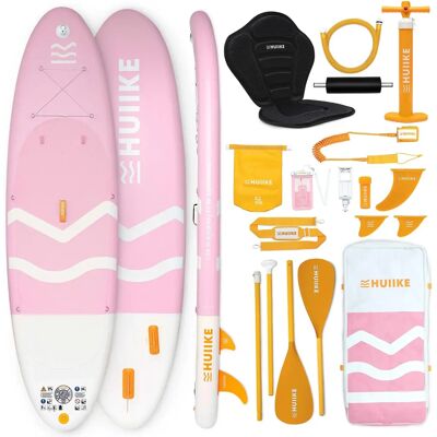 Huiike - 10ft - Rosa - Acessórios - Prancha de Paddle Inflável Huiike - 10ft - Rosa - Acessórios - Prancha de Paddle Inflável