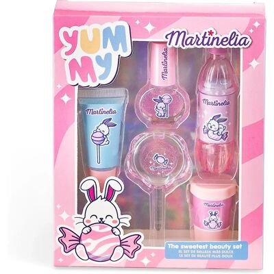 Martinelia Yummy O Mais Doce Kit de Beleza - Esmalte e Brilho labial para Crianças Martinelia Yummy O Mais Doce Kit de Beleza - Esmalte e Brilho labial para Crianças