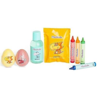 Martinelia Petit Ensemble de Bain Dinosaures - Set de Bain - Publicité Martinelia Petit Ensemble de Bain Dinosaures - Set de Bain - Publicité