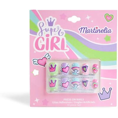 Martinelia Super Girl Nails Fałszywe Paznokcie dla Dzieci - 10 szt. Martinelia Super Girl Nails Fałszywe Paznokcie dla Dzieci - 10 szt.