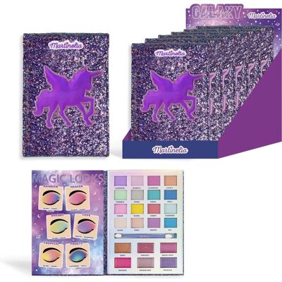 Martinelia Galaxy Dreams Make-up-Buch - 16 Lidschatten, 6 Rouge, 1 Pinsel Martinelia Galaxy Dreams Make-up-Buch - 16 Lidschatten, 6 Rouge, 1 Pinsel