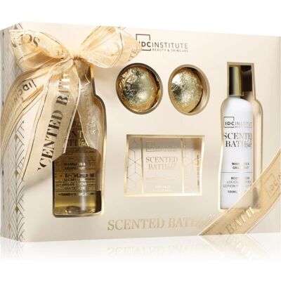 IDC Institute Scented Bath Gold - Coffret bain relaxant pour femmes - Publicité IDC Institute Scented Bath Gold - Coffret bain relaxant pour femmes - Publicité