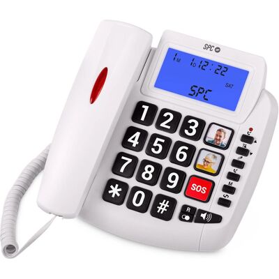 SPC Komfort Volume 2 Seniortelefon Weiß SPC Komfort Volume 2 Seniortelefon Weiß