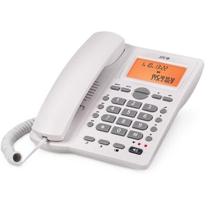 SPC Office ID 2 Fehér Analóg Telefon SPC Office ID 2 Fehér Analóg Telefon