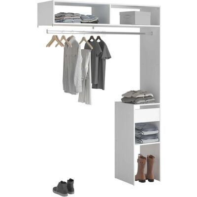 Vestidor Modular Personalizable Blanco - Miroytengo, 140x204 cm Vestidor Modular Personalizable Blanco - Miroytengo, 140x204 cm