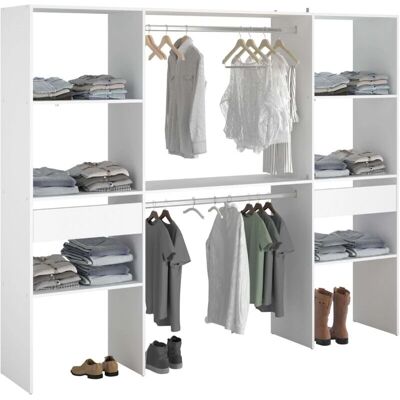 MIROYTENGO - Vestidor D+D - Blanco - 220x180 - Wardrobe MIROYTENGO - Vestidor D+D - Blanco - 220x180 - Wardrobe