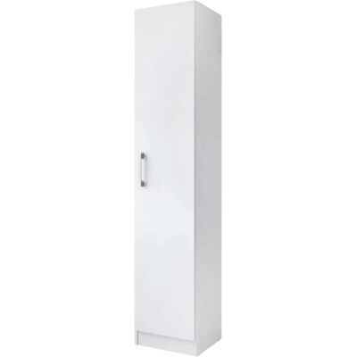 Miroytengo Modelo 35x170cm Armario Multiusos Blanco - Almacenamiento Miroytengo Modelo 35x170cm Armario Multiusos Blanco - Almacenamiento