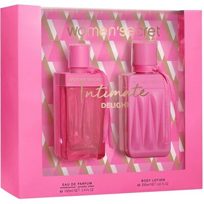 Women'Secret Pink Set Intimate Delight - Parfum & Lotion - Publicité Women'Secret Pink Set Intimate Delight - Parfum & Lotion - Publicité