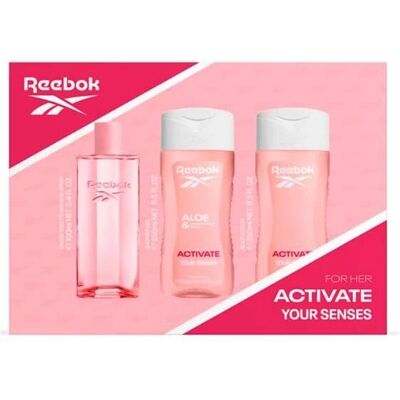 Reebok Activate Damen Eau de Parfum Set - Langanhaltender Duft Reebok Activate Damen Eau de Parfum Set - Langanhaltender Duft