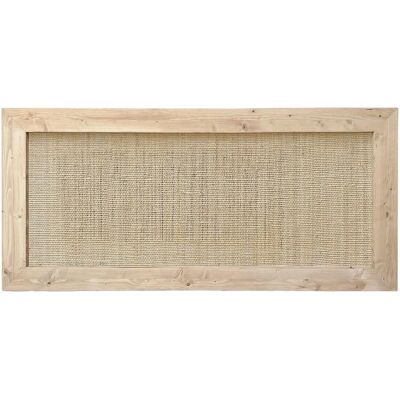 NATYAL - Atlas - Raffia naturelle et bois massif - Tête de lit - Publicité NATYAL - Atlas - Raffia naturelle et bois massif - Tête de lit - Publicité