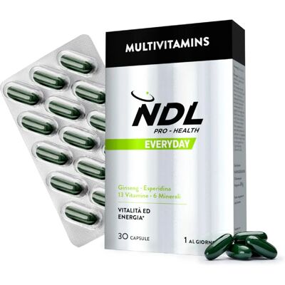 NDL Pro-Health Multivitaminas - Apoyo Diario de Energía NDL Pro-Health Multivitaminas - Apoyo Diario de Energía