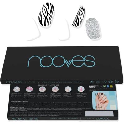 Feuilles d'ongles en gel Glam Funky Baby Premium Nooves - 20 unités - Publicité Feuilles d'ongles en gel Glam Funky Baby Premium Nooves - 20 unités - Publicité