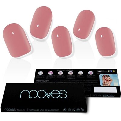 ongles en Gel Nooves Dusty Rose - Glamour Premium - 20 U - Publicité ongles en Gel Nooves Dusty Rose - Glamour Premium - 20 U - Publicité