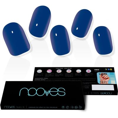 Nooves Deep Waters Gel Nails - 20 Semi-cured Sheets - Luxe Color Nooves Deep Waters Gel Nails - 20 Semi-cured Sheets - Luxe Color