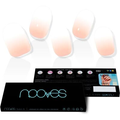 Nooves Nude Baby Boomer Gradient Żelowe Listki - 20 szt. Nooves Nude Baby Boomer Gradient Żelowe Listki - 20 szt.