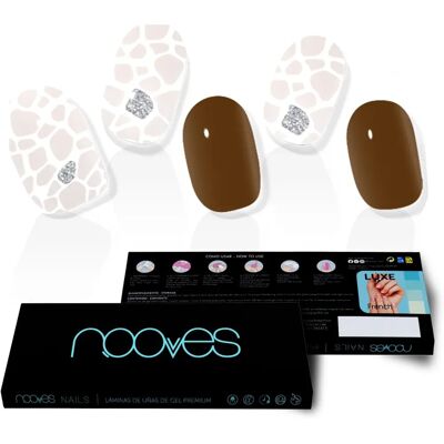 Nooves Suzanne Premium Glam Glitter Gel Nails - Gel Nagels Nooves Suzanne Premium Glam Glitter Gel Nails - Gel Nagels