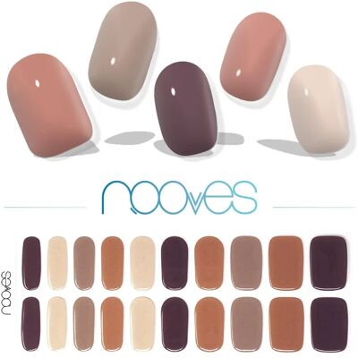Nooves Rouleaux de Gel Couleur Solide Premium - 20 Pièces Nooves Rouleaux de Gel Couleur Solide Premium - 20 Pièces
