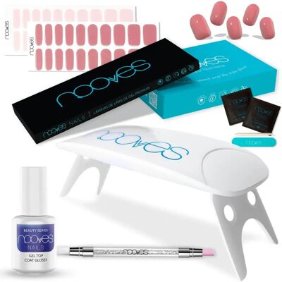 Bandes de Gel Rose Clair Nooves Premium - Set Manucure - Publicité Bandes de Gel Rose Clair Nooves Premium - Set Manucure - Publicité