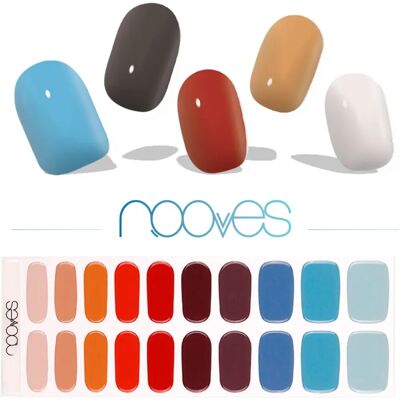 Feuilles d’ongles en gel Melody Premium Nooves - 20 unités Feuilles d’ongles en gel Melody Premium Nooves - 20 unités