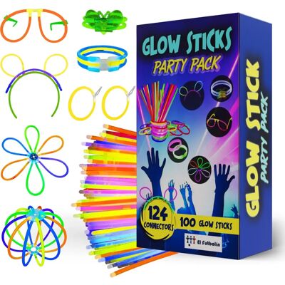 GENERIC - Neon Bracelets Pack - 100 bars - Bracelet set GENERIC - Neon Bracelets Pack - 100 bars - Bracelet set