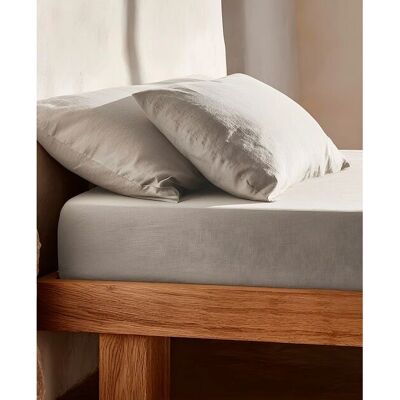 GAMUSI Sabana bajera - cinza claro - fitted sheet GAMUSI Sabana bajera - cinza claro - fitted sheet