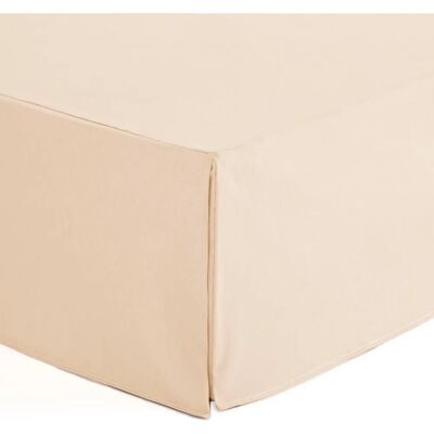 GAMUSI - Cubre canapé liso alto 30cm algodón poliéster ancho cama 140cm crudo - 30cm - 140cm - Cobre canapé GAMUSI - Cubre canapé liso alto 30cm algodón poliéster ancho cama 140cm crudo - 30cm - 140cm - Cobre canapé
