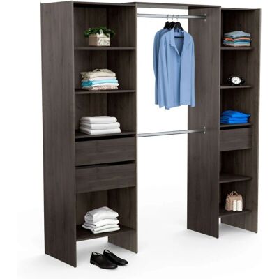 Miroytengo - Armario extensible Waterford roble - 155-192cm Miroytengo - Armario extensible Waterford roble - 155-192cm