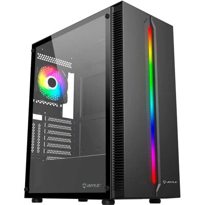 UNYKAch Armor Lumina Bureau - Boîtier ATX Micro ITX Noir UNYKAch Armor Lumina Bureau - Boîtier ATX Micro ITX Noir