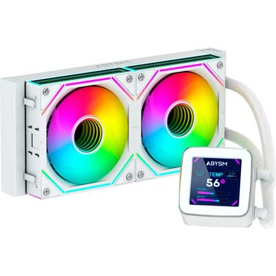 ABYSM AB324012 Raffreddamento a liquido tutto in uno bianco - Sistema di raffreddamento per PC ABYSM AB324012 Raffreddamento a liquido tutto in uno bianco - Sistema di raffreddamento per PC