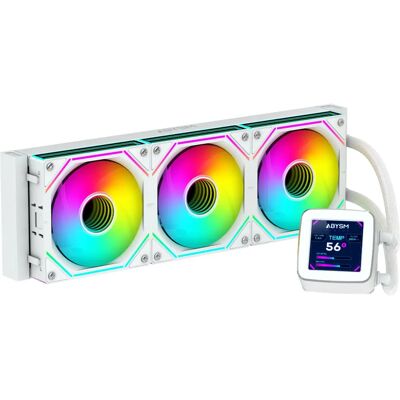 ABYSM Oceanic LCD 360 ARGB Raffreddatore a Liquido Tutto-in-uno 360mm Bianco ABYSM Oceanic LCD 360 ARGB Raffreddatore a Liquido Tutto-in-uno 360mm Bianco