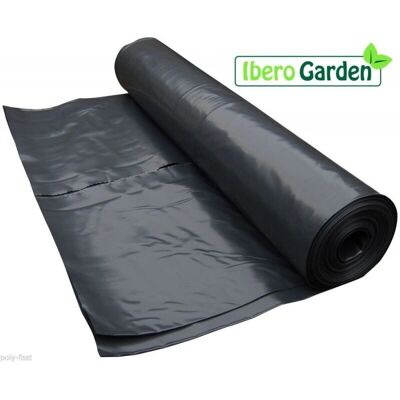 Iberogarden - 400 Galgas 4m - Negro - Lámina plástica Iberogarden - 400 Galgas 4m - Negro - Lámina plástica