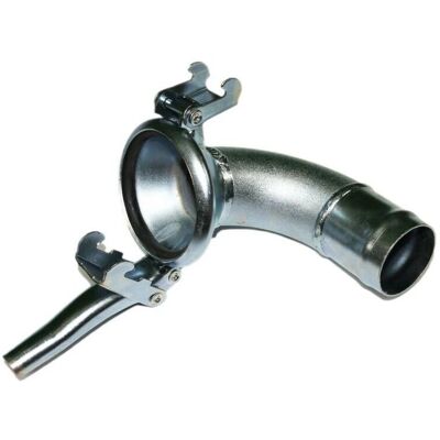 Iberogarden - Codo Rótula Para Manguera 100 - Galvanizado - Codo de manguera Iberogarden - Codo Rótula Para Manguera 100 - Galvanizado - Codo de manguera