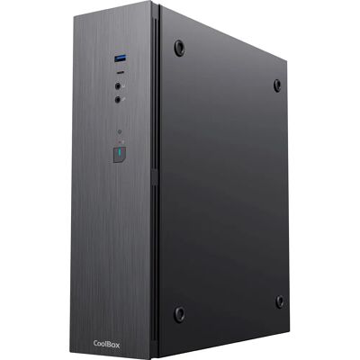 CoolBox Caixa de PC Micro ATX T370 Slim - Perfil Baixo - 300 W CoolBox Caixa de PC Micro ATX T370 Slim - Perfil Baixo - 300 W