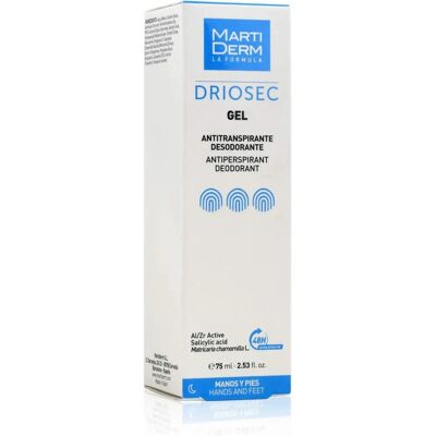 MartiDerm Driosec Gel Antitranspirante - Long-lasting freshness for Hands & Feet MartiDerm Driosec Gel Antitranspirante - Long-lasting freshness for Hands & Feet