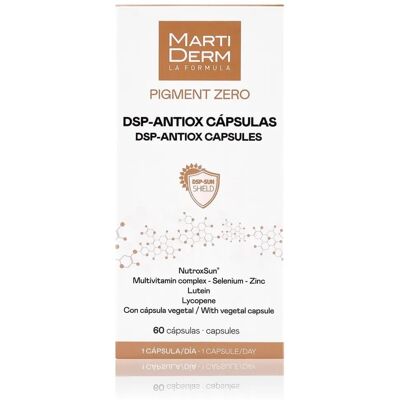 Martiderm Pigment Zero Dsp-Antiox Suplemento alimentar - 60 cápsulas Martiderm Pigment Zero Dsp-Antiox Suplemento alimentar - 60 cápsulas