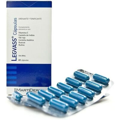 Martiderm Martiderm Legvass Suplemento Alimenticio Piernas Cansadas Cápsulas - Suplemento Alimenticio Martiderm Martiderm Legvass Suplemento Alimenticio Piernas Cansadas Cápsulas - Suplemento Alimenticio