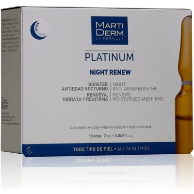 MartiDerm Platinum Night Renew Gesichtsserum - Für alle Hauttypen MartiDerm Platinum Night Renew Gesichtsserum - Für alle Hauttypen
