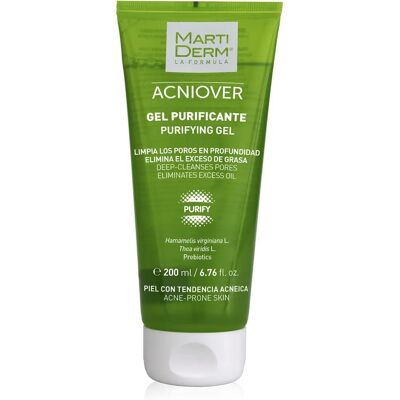 Martiderm Acniover Gel Purifiant - Nettoie en Profondeur & Régule Sébum - 200ml Martiderm Acniover Gel Purifiant - Nettoie en Profondeur & Régule Sébum - 200ml