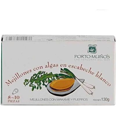 Mejillones con Algas Porto Muiños - 120g Mejillones con Algas Porto Muiños - 120g