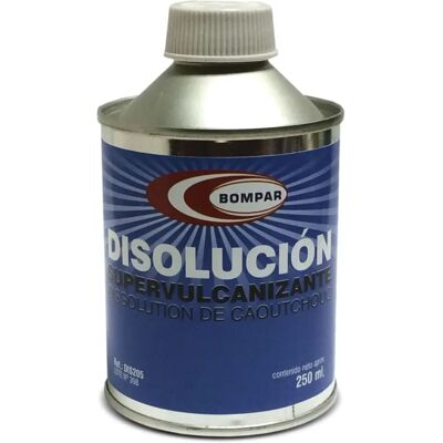 Bompar Liquido de vulcanización - 250cc - Reparación de neumáticos Bompar Liquido de vulcanización - 250cc - Reparación de neumáticos