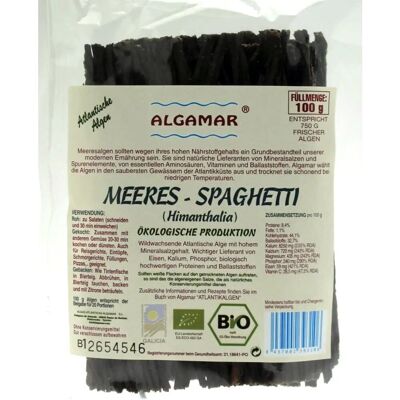 ALGAMAR Espaguete de Alga Marinha Orgânica do Atlântico ALGAMAR Espaguete de Alga Marinha Orgânica do Atlântico