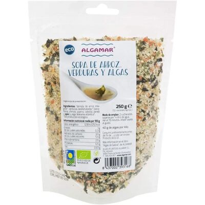 Algamar Sémola de arroz con algas - Arroz con algas y arroz integral Algamar Sémola de arroz con algas - Arroz con algas y arroz integral