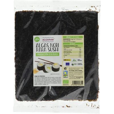Algamar Nori Alga Marinha - Sushi, 25g - Alga para Sushi Algamar Nori Alga Marinha - Sushi, 25g - Alga para Sushi