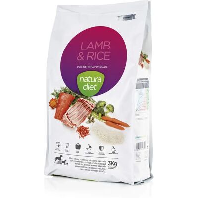 Natura Diet Agneau & Riz - Nourriture pour chiens - Publicité Natura Diet Agneau & Riz - Nourriture pour chiens - Publicité