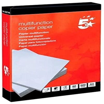 BigBuy Tech Papier d'Impression - 80 g/m² A4 500 feuilles - Publicité BigBuy Tech Papier d'Impression - 80 g/m² A4 500 feuilles - Publicité